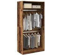 ""SALE 2026"" Garde-robe Brun - Garde-robe vieux bois 100x50x200cm - bois d'ingénierie PRO350239640