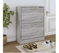 ""SALE 2026"" Meuble à chaussures Gris - Armoire à chaussures Sonoma gris 63x24x81cm - bois d'ingénierie PRO291183568