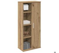 ""SALE 2026"" Meuble de lavabo de salle de bain Brun - Meuble de salle de bain avec porte-rouleau chêne artisanal PRO846152798