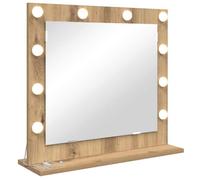 ""SALE 2026""Miroir élégant,durable, Marron - Miroir de vanité avec miroir Bois Ancien 60 x 55 x 18 cm 9.05 Kg8069941