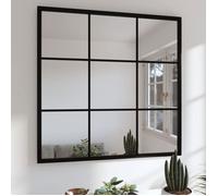 ""SALE 2026"" miroir mural magnifique Noir - Miroir mural noir 60x60cm métal PRO790472583