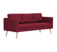 ""SALE 2026""Mobilier de Salon Canapé de journée Rouge - Canapé à 3 places de haute qualité Tissu Rouge bordeaux,168x70x73cm 28.82 Kg