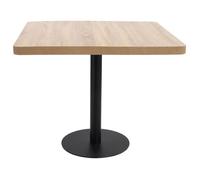 ""SALE 2026""Petite Table salle à manger/Mange Debout Brun - Table de bistro marron clair 80x80cm MDF 20 Kg 197322
