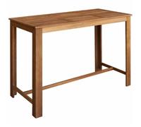 ""SALE 2026""Petite Table salle à manger/Table de Salon Brun - Table de bar Bois d'acacia massif 150x70x105cm 23.4 Kg 178442