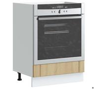 ""SALE 2026"" Placard suisine Brun - Armoire de four Lucca chêne sonoma bois d'ingénierie PRO352968879