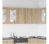 ""SALE 2026"" Placard suisine Brun - Armoire suspendue ""Lyon"" Chêne Sonoma 60x31x60cm - bois d'ingénierie PRO456788987