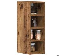 ""SALE 2026"" Placard suisine Brun - Armoire suspendue ""Riga"" Bois ancien 20 x 29,5 x 60 cm - bois d'ingénierie PRO739327098