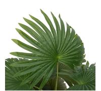 ""SALE 2026""Plante artificielle aspect réaliste Vert - Palmier artificiel 9 feuilles 65 cm vert 1.4 Kg7645594