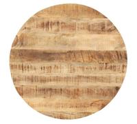 ""SALE 2026"" Plateau de table Brun - Dessus de table Bois de manguier solide Rond 25-27 mm 60cm PRO439097737