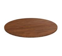 ""SALE 2026"" Plateau de table Brun - Dessus de table rond Marron foncé Ø70x1,5cm Chêne massif traité PRO761262907