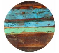 ""SALE 2026"" Plateau de table Multicolore - Dessus de table rond 60cm 25-27 mm Bois de récupération solide PRO174033516