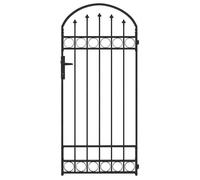 ""SALE 2026""portail de clôture/porte d'entrée pratique Gris - Poteau de clôture. Gris 200 x 88 x 14 cm Acier 13.75 Kg1789134