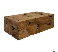 ""SALE 2026"" Table à café Brun - Table basse 90x50x30cm Teck véritable Marron PRO589826810
