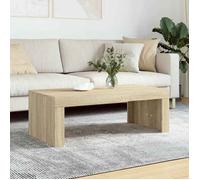 ""SALE 2026"" Table à café Brun - Table basse chêne sonoma 102x50x36cm - bois d'ingénierie PRO377272006