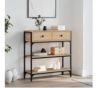""SALE 2026"" Table à café Brun - Table console chêne sonoma 72,5x25x75cm - bois d'ingénierie PRO483485887