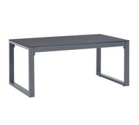 ""SALE 2026"" Table à café Gris - Table basse 90x50x40cm Aluminium PRO207312844