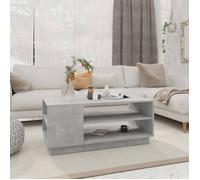 ""SALE 2026"" Table à café Gris - Table basse gris béton 102x55x43cm - bois d'ingénierie PRO977723977