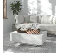 ""SALE 2026"" Table à café Gris - Table basse Gris béton 85x55x31cm - bois d'ingénierie PRO734976591