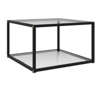 ""SALE 2026"" Table à café Transparent - Table basse Transparent 60x60x35cm Verre trempé PRO931355464