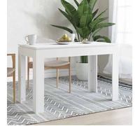 ""SALE 2026"" Table de cuisine style minimaliste Blanc - Table de salle à manger Blanc 120x60x76cm - bois d'ingénierie PRO414327207