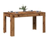 ""SALE 2026"" Table de cuisine style minimaliste Brun - Table à manger vieux bois 140x74,5x76cm - bois d'ingénierie PRO170236403