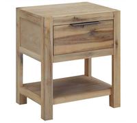 ""SALE 2026"" Table de nuit Brun - Table de chevet avec tiroir 40x30x48cm - bois d'acacia solide PRO319695482