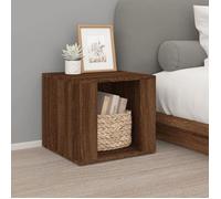 ""SALE 2026"" Table de nuit Brun - Table de chevet Chêne marron 41x40x36cm - bois d'ingénierie PRO824272420