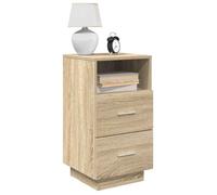 ""SALE 2026"" Table de nuit Brun - Tables de chevet 2 pcs avec 2 tiroirs chêne sonoma 36x36x68cm PRO321057859