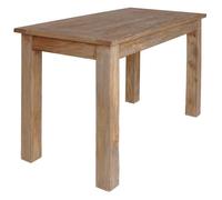 ""SALE 2026""Table Repas rustique/Table Salon Brun - Table à manger bois d'acajou massif 120x60x77cm 25.7 Kg 980373