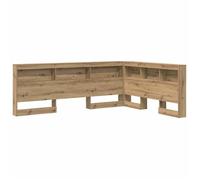 ""SALE 2026""Tête de lit WINWIN - Panneau de Cadre de Lit - de rangement avec étagère Chêne artisanal 135cm 38.9 Kg 9542906