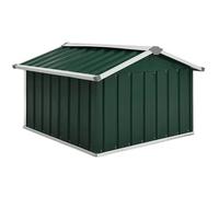 ""SALE Boutique""Cabinet DE JARDIN - YUNYAN - Vert, Abri tondeuse robot de jardin - MEUBLE JARDIN - 92x97x63cm Acier galvanisé Vert _4