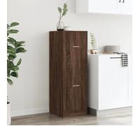 ""SALE d'hiver"" Armoire de bureau - BURKE - Armoire d'apothicaire - chêne marron 40x41x118 cm - Bois d'ingénierie AA1023