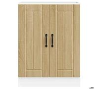 ""SALE d'hiver"" Armoire sous évier - mango - Meuble cuisine - Lucca chêne sonoma bois d'ingénierie EU1178