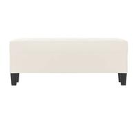 ""SALE d'hiver"" Banc d'entrée/salon - SOLOMON - 1-2 Place - Beige 100x35x41 cm - Tissu microfibre bb584