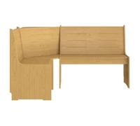 ""SALE d'hiver"" Banc d'entrée/salon - SOLOMON - 1-2 Place - Meuble d'angle - REINE 151 cm - marron miel bois de pin solide bb407