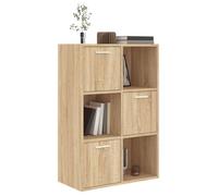 ""SALE d'hiver"" Bibliothèque moderne, Jill's, Armoire de rangement, Chêne sonoma 60x29,5x90 cm, Bois ingénierie BB79