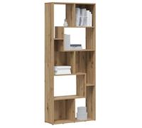 ""SALE d'hiver"" Bibliothèque Multi-Rangement - JILL'S - armoire à livres - Artisan Chêne 67x24x161 cm, Bois d'ingénierie BB2372