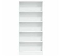 ""SALE d'hiver"" Bibliothèque Multi-Rangement - JILL'S - armoire à livres - blanc 80x24x176 cm, bois d'ingénierie BB2480