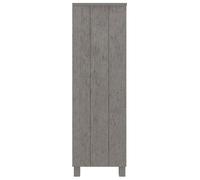 ""SALE d'hiver"" Bibliothèque Multi-Rangement - JILL'S - armoire à livres - HAMAR Gris clair 85x35x112 cm, Bois de pin massif BB1520