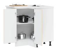 ""SALE d'hiver"" Cabinet/Armoire d'angle de cuisine - mango - Placard cuisine - Lucca chêne sonoma bois d'ingénierie EU1092