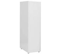 ""SALE d'hiver"" Classeur/Armoire de bureau mobile - BURKE - Contemporain - Gris 28x41x109 cm Métal AA303