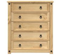 ""SALE d'hiver"" Commode de rangement - Burke - desgin moderne, Corona 80x40x89 cm bois massif de pin CC26