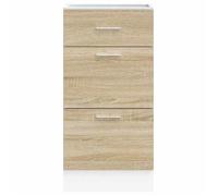 ""SALE d'hiver"" Meuble bas ""Lyon"" - mango - Cabinet de cuisine - Chêne Sonoma 40 x 46 x 81,5 cm Bois d'ingénierie EU1288