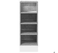 ""SALE d'hiver"" Meuble bas ""Riga"" - mango - Cabinet de cuisine - Gris béton 30 x 44,5 x 81,5 cm Bois d'ingénierie EU1271