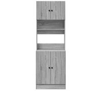 ""SALE d'hiver"" Placard/Armoire de cuisine - mango - avec rangement - sonoma gris 60x50x180 cm bois d’ingénierie EU246