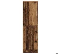 ""SALE d'hiver"" Placard/Armoire de cuisine - mango - avec rangement - vieux bois 38x41,5x131,5 cm bois ingénierie EU518