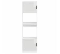 ""SALE d'hiver"" Placards de four 2 pcs - MANGO - Colonnes cuisine - Porto blanc brillant bois d'ingénierie EU191