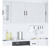 ""SALE d'hiver"" Placards murales de cuisine 2pcs - MANGO - Colonnes cuisine - Kalmar blanc bois d'ingénierie EU199