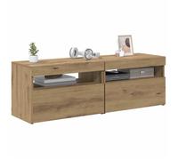 ""SALE Janvier"" MODERNE Armoires TV - MGH - Meubles TV 2 pcs - Pour salon - avec lumières LED - chêne artisanal 60x35x40 cm TT4090