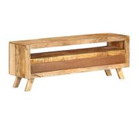 ""SALE Janvier"" MODERNE Cabinet TV - MGH - MEUBLE TV/HIFI - Avec rangement - 110x30x40 cm Bois massif de manguier TT311